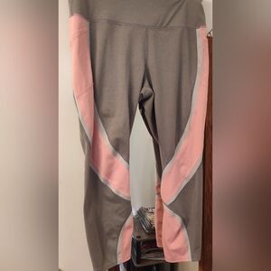 Avia Gray and Pink Athletic Leggings